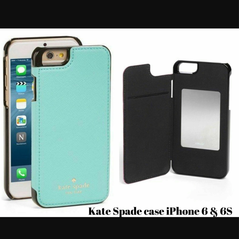 NWD $70 kate spade new york 'Cedar Street' iPhone 6 & 6s Case Leather +Mirror